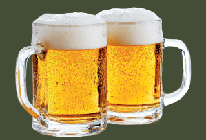 Frisches Bier im Krug